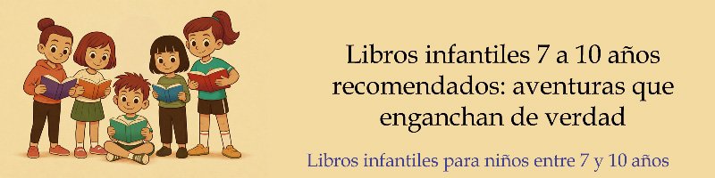 Libros infantiles 7 a 10 años recomendados